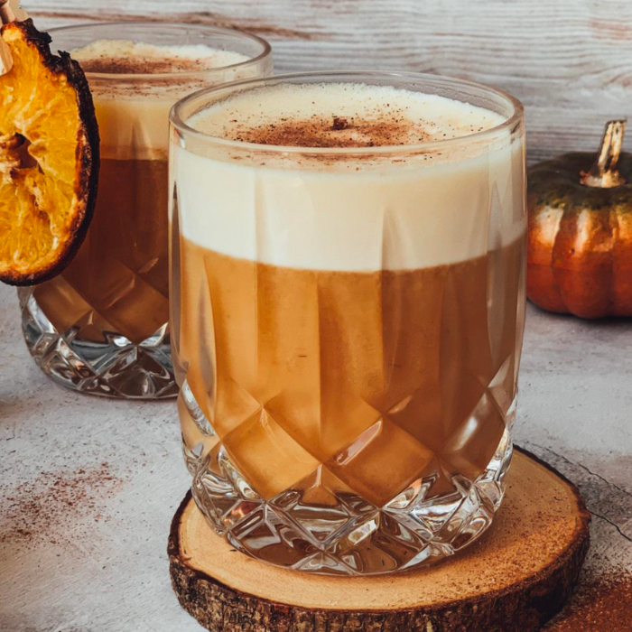 Cinnamon Roll Whiskey Sour