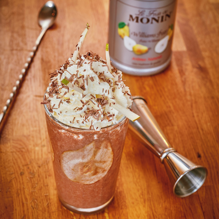 Chocolatey Pear Frappé