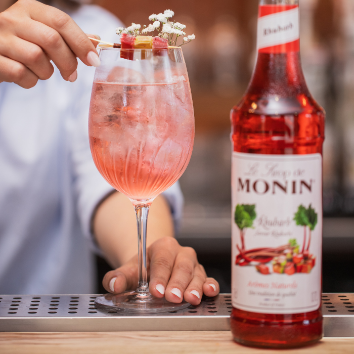 Rhubarb & Grapefruit Spritz